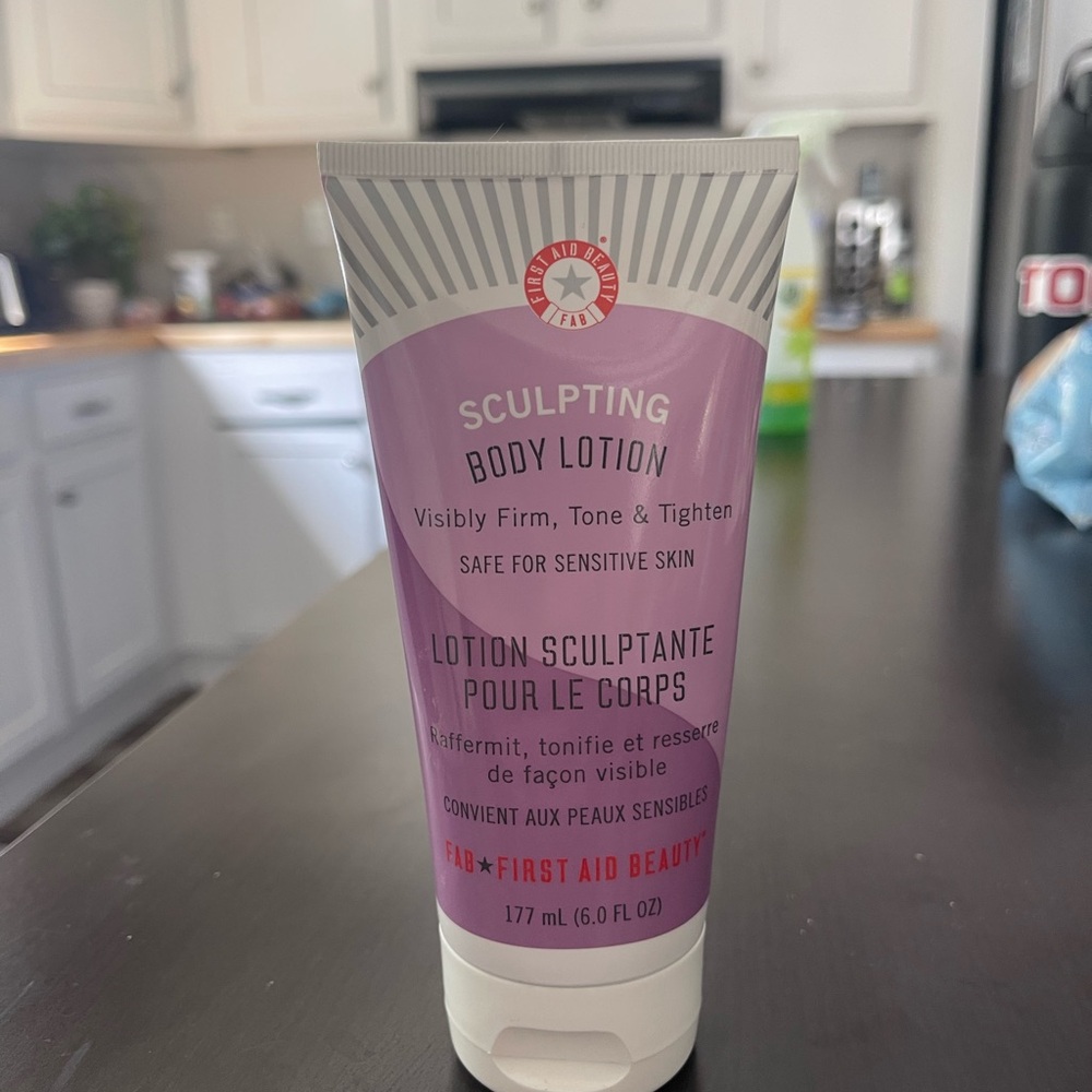 First Aid Beauty Sculpting Body Lotion - Purple and White